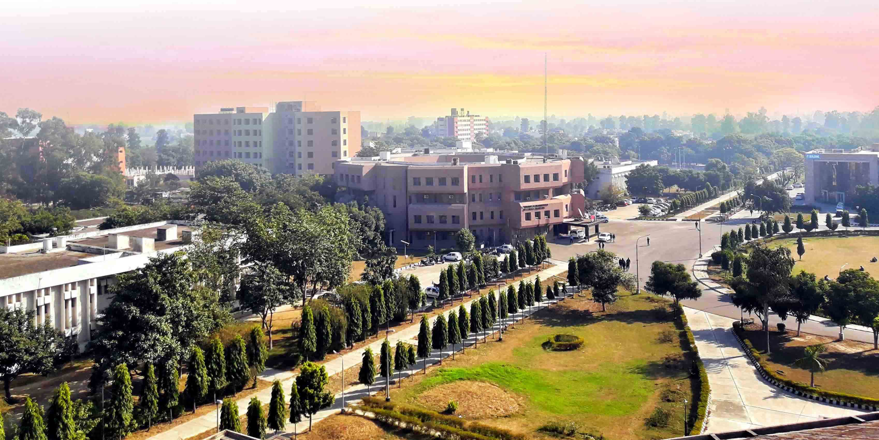 Aerial view of NIT Jalandhar campus