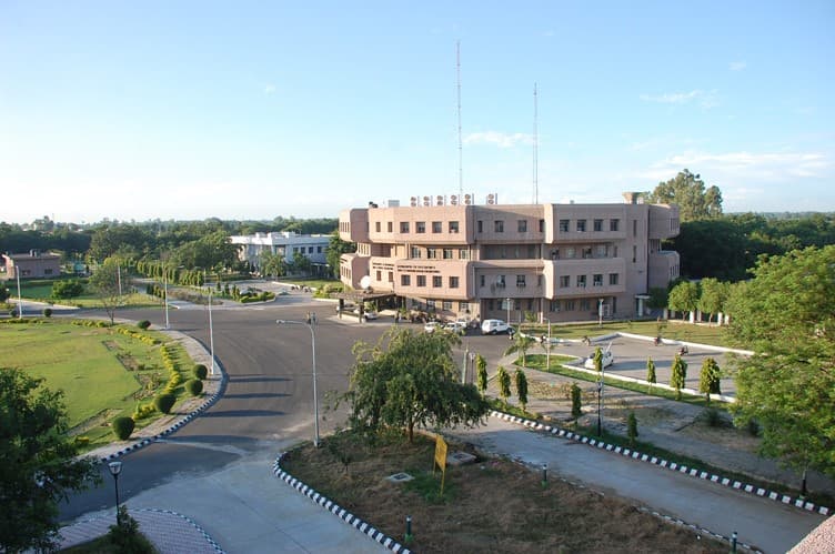 NITJ campus building aerial view